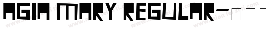agia mary Regular字体转换